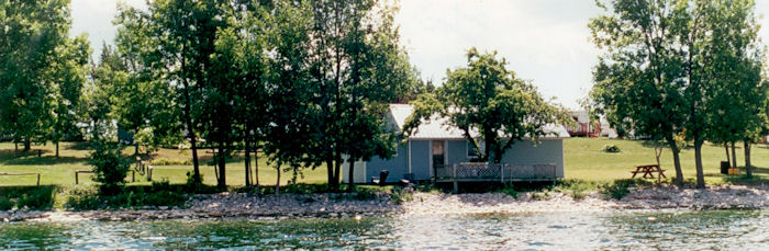 Housekeeping cottages on the beach.